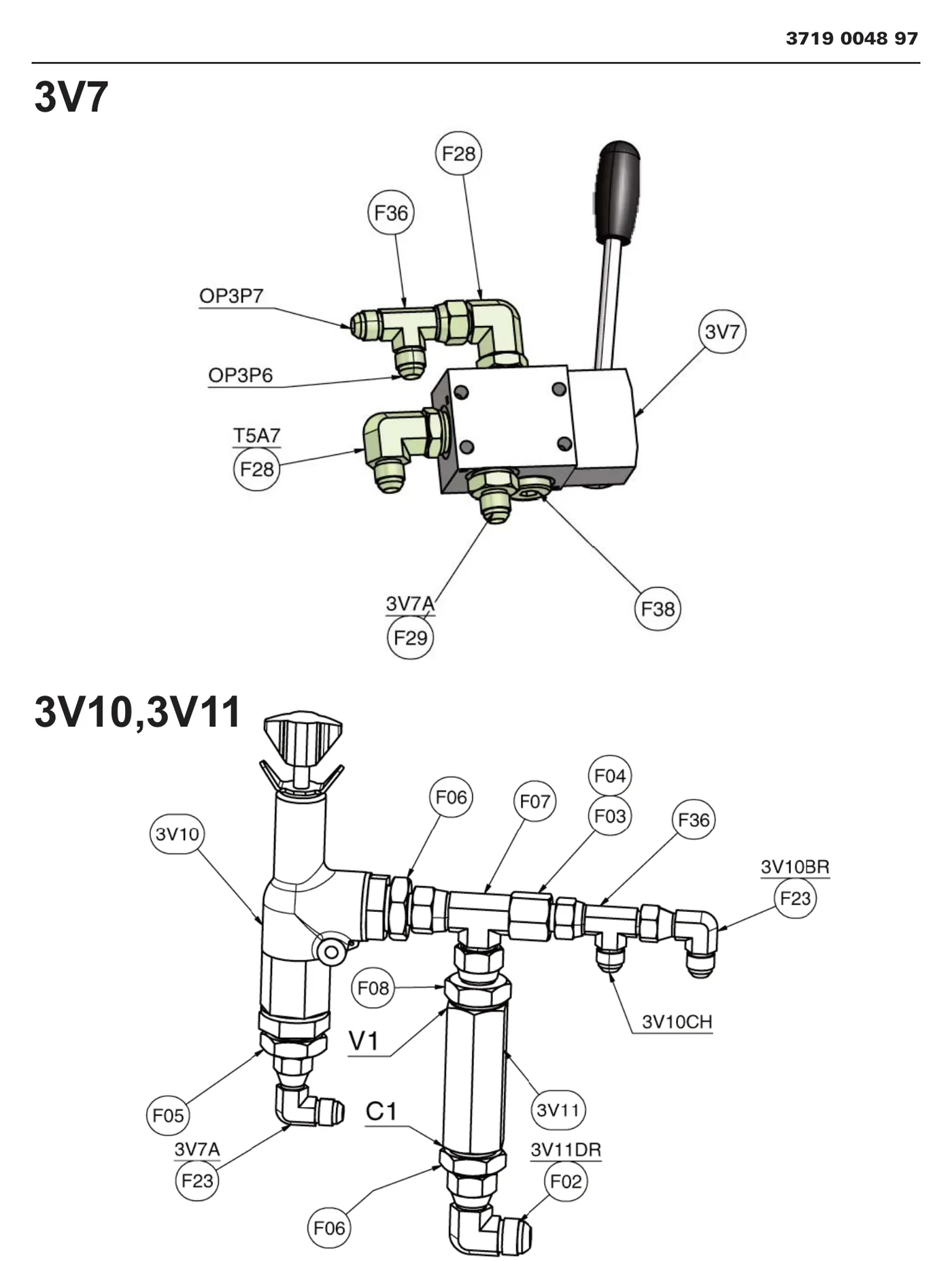Control panel, (Fitting kit) 3V7,3V10,3V11 preview