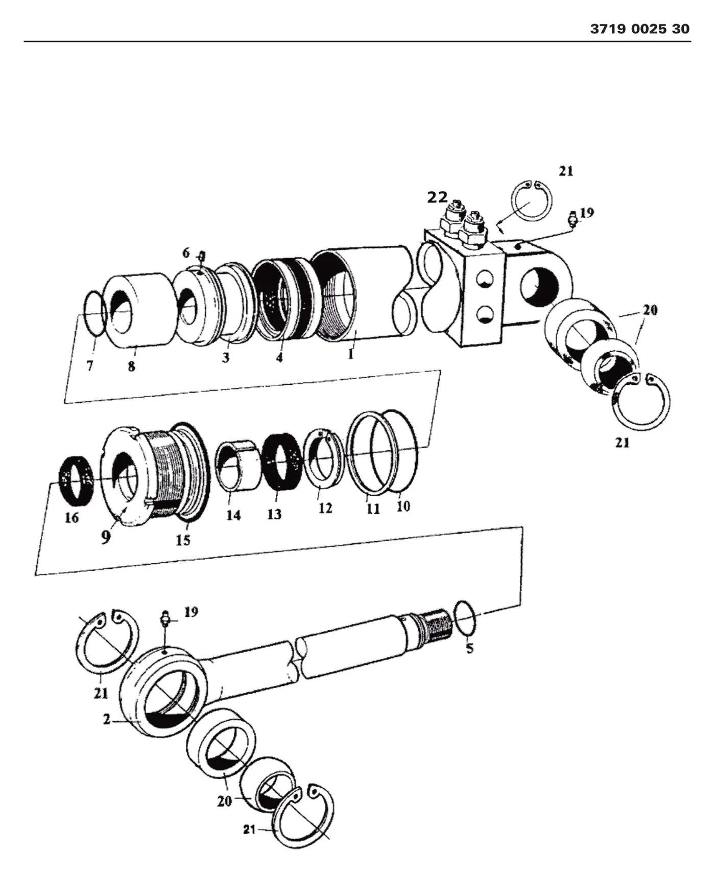 Mast dump cylinder preview