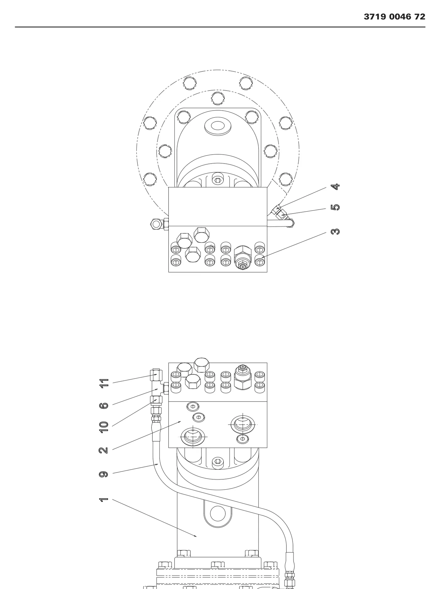 Main winch, hydraulic motor preview