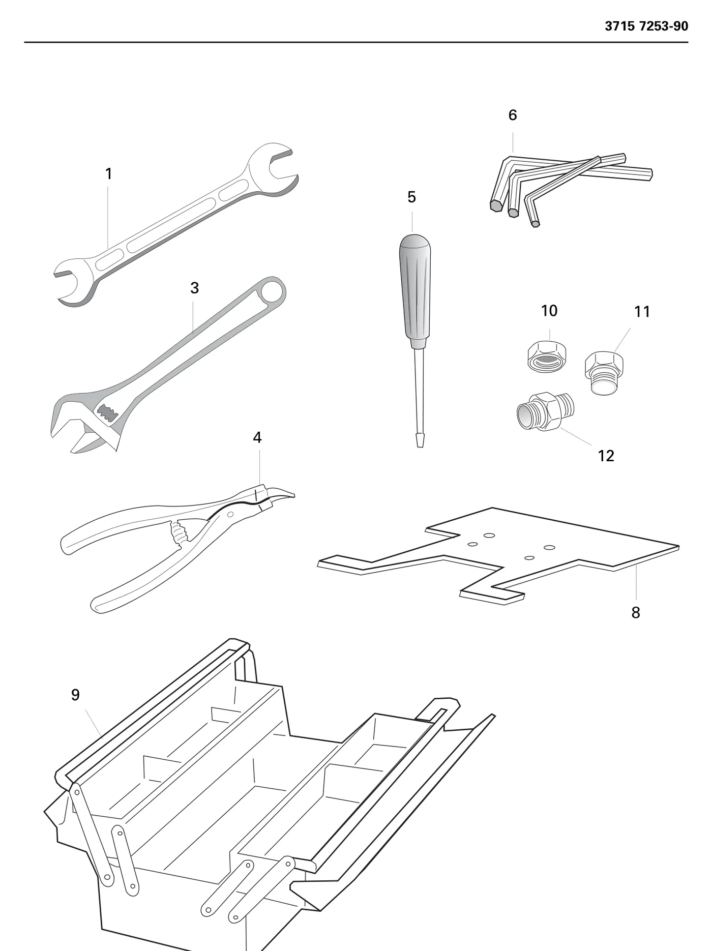 Set of tools preview