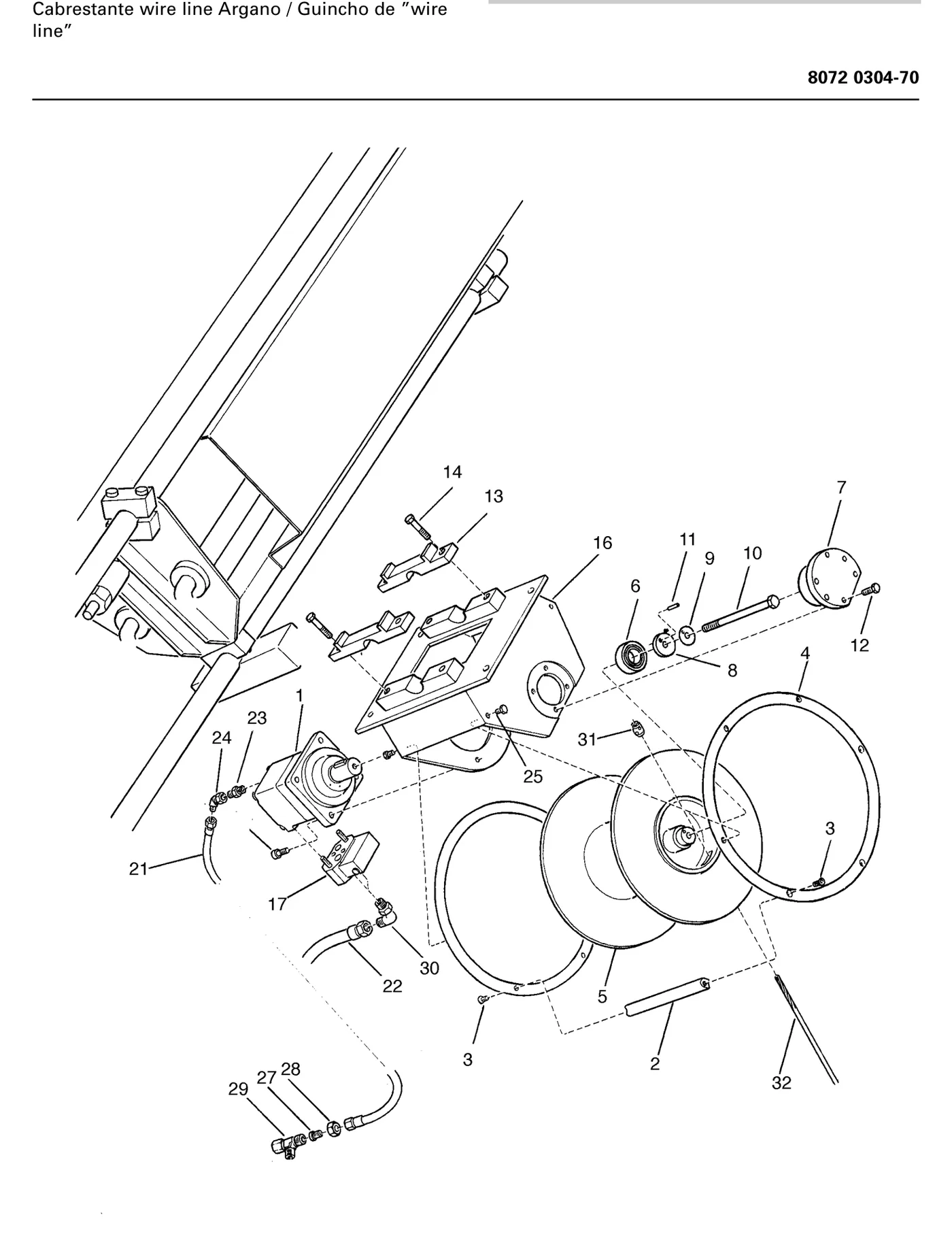 Wire line hoist preview