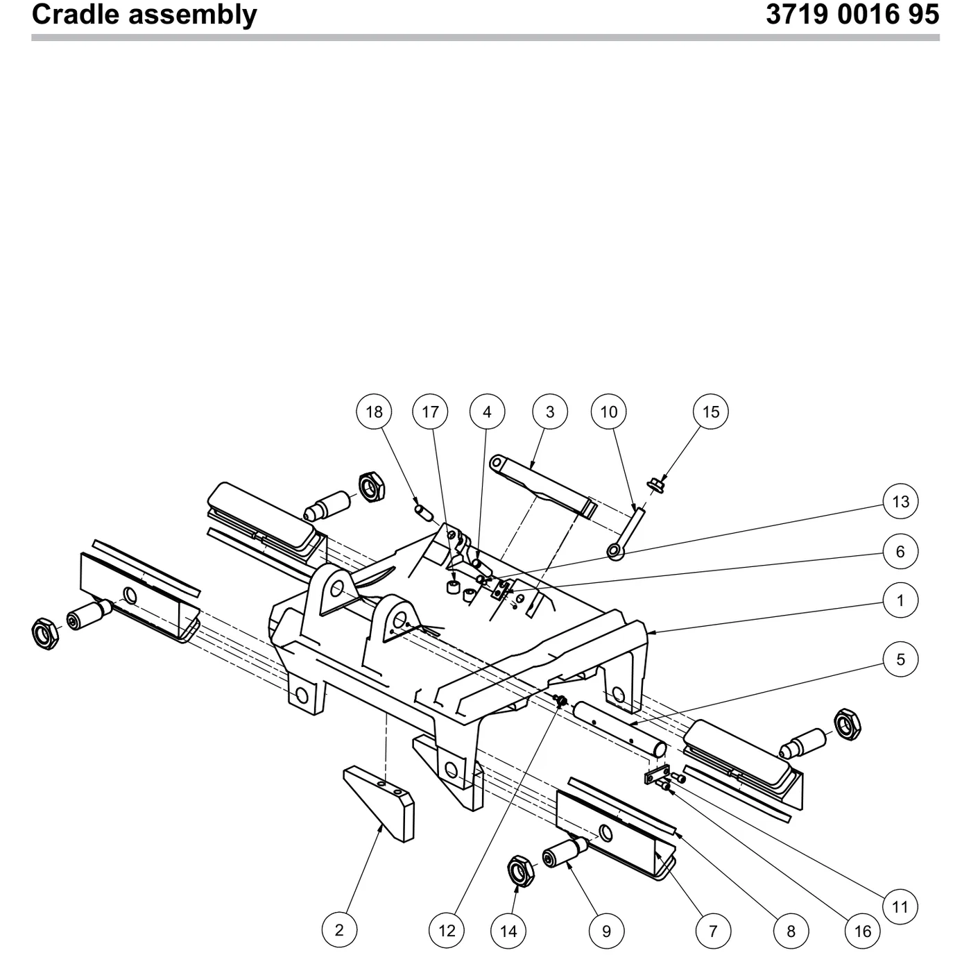 Cradle assembly preview