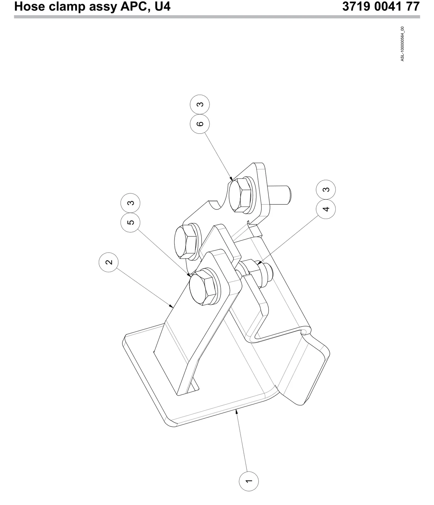 HOSE CLAMP ASSY APC, U4 preview