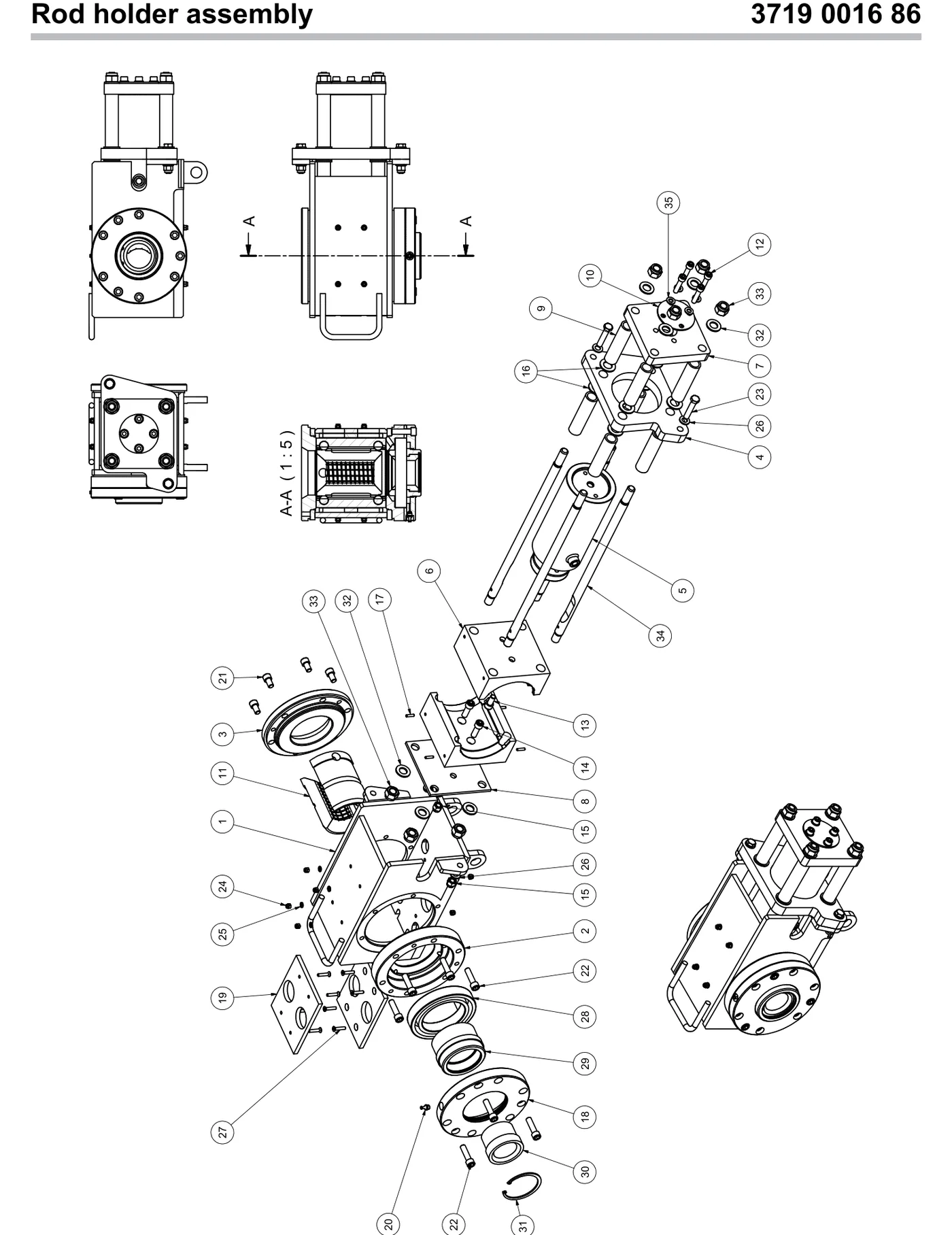 Rod holder assembly preview
