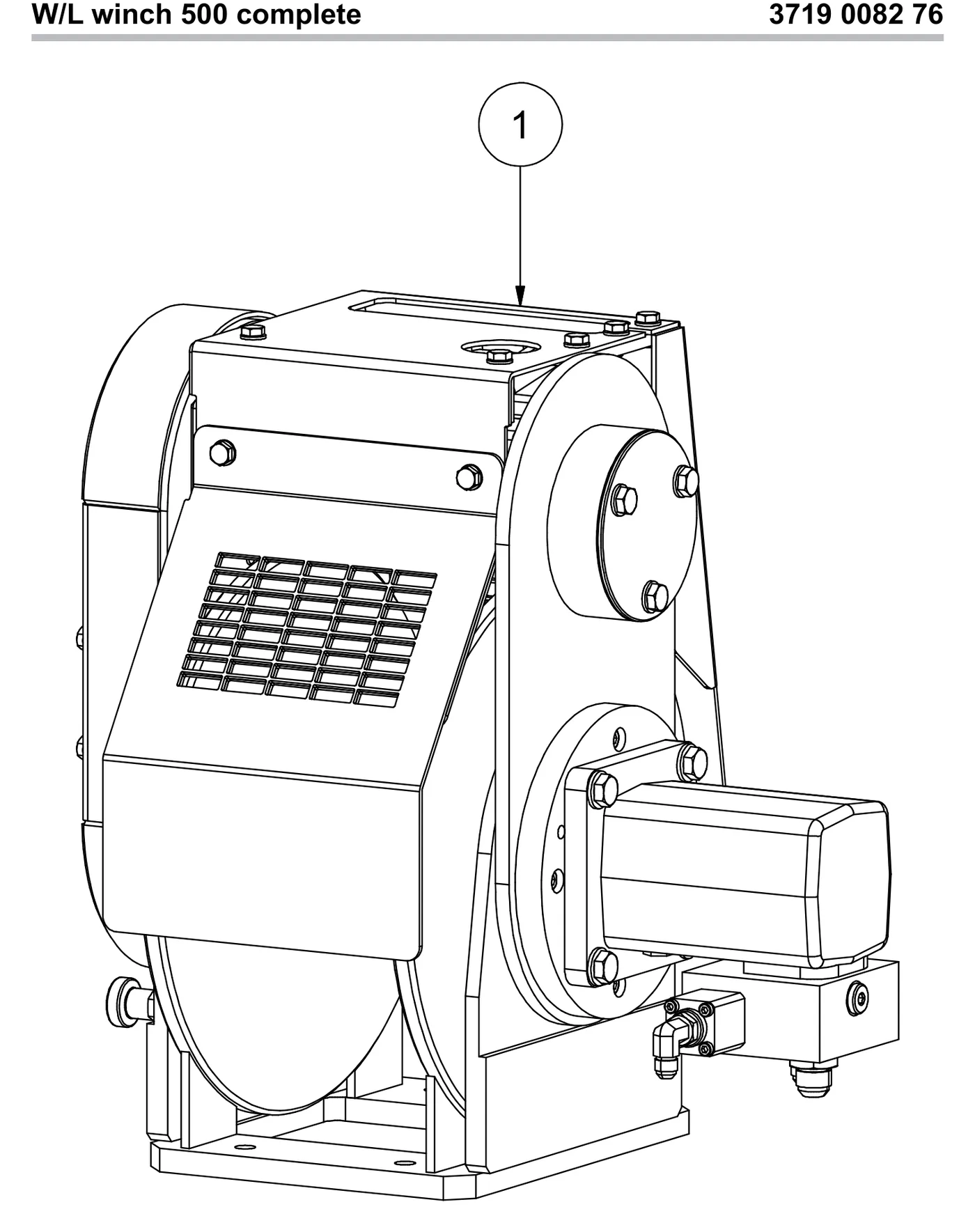 Wireline winch 500m level winder preview