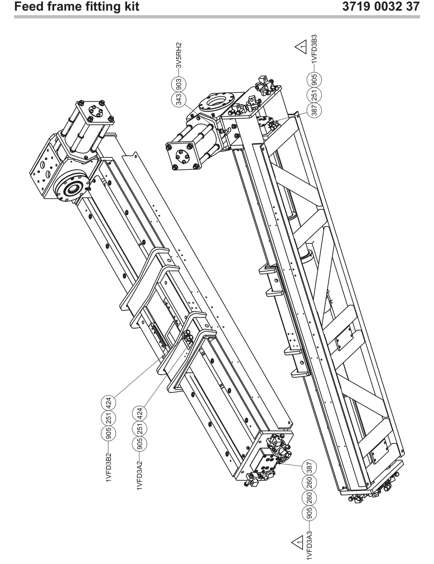 Feed frame fitting kit preview