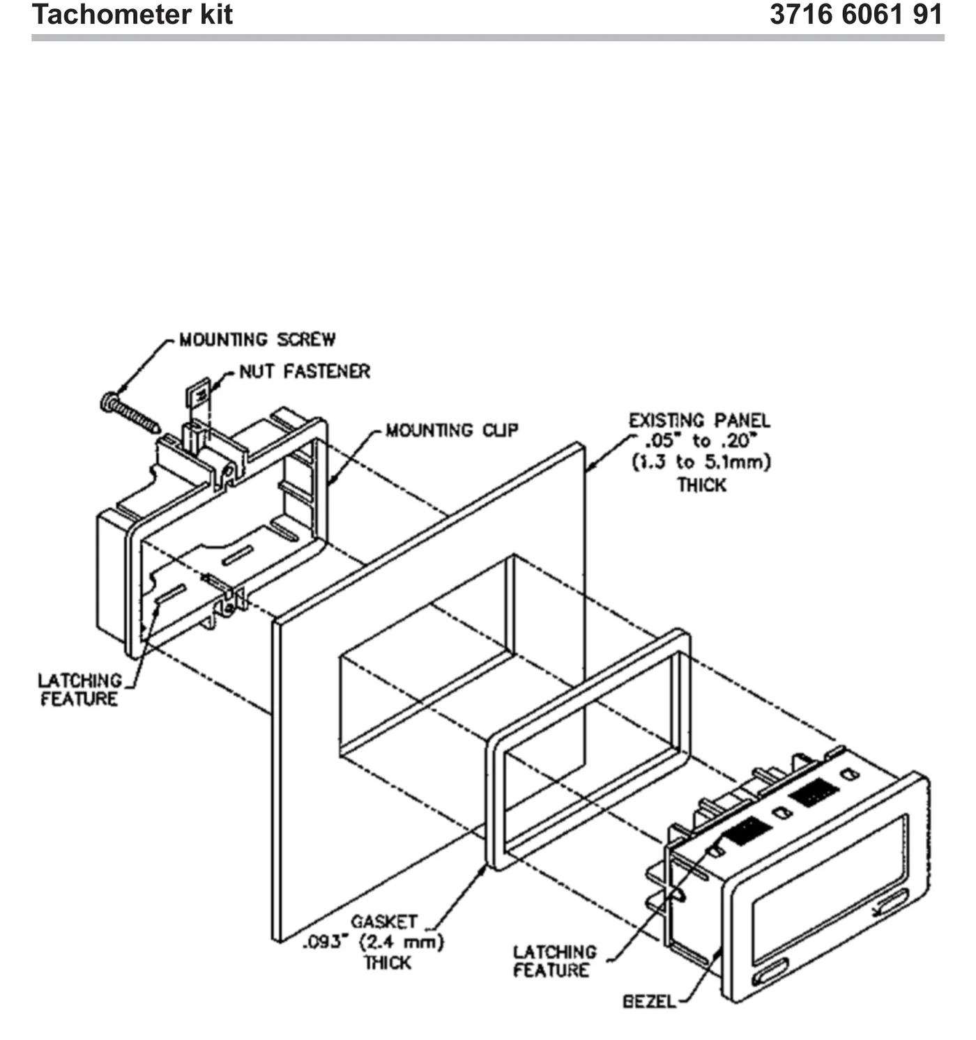 Tachometer kit preview