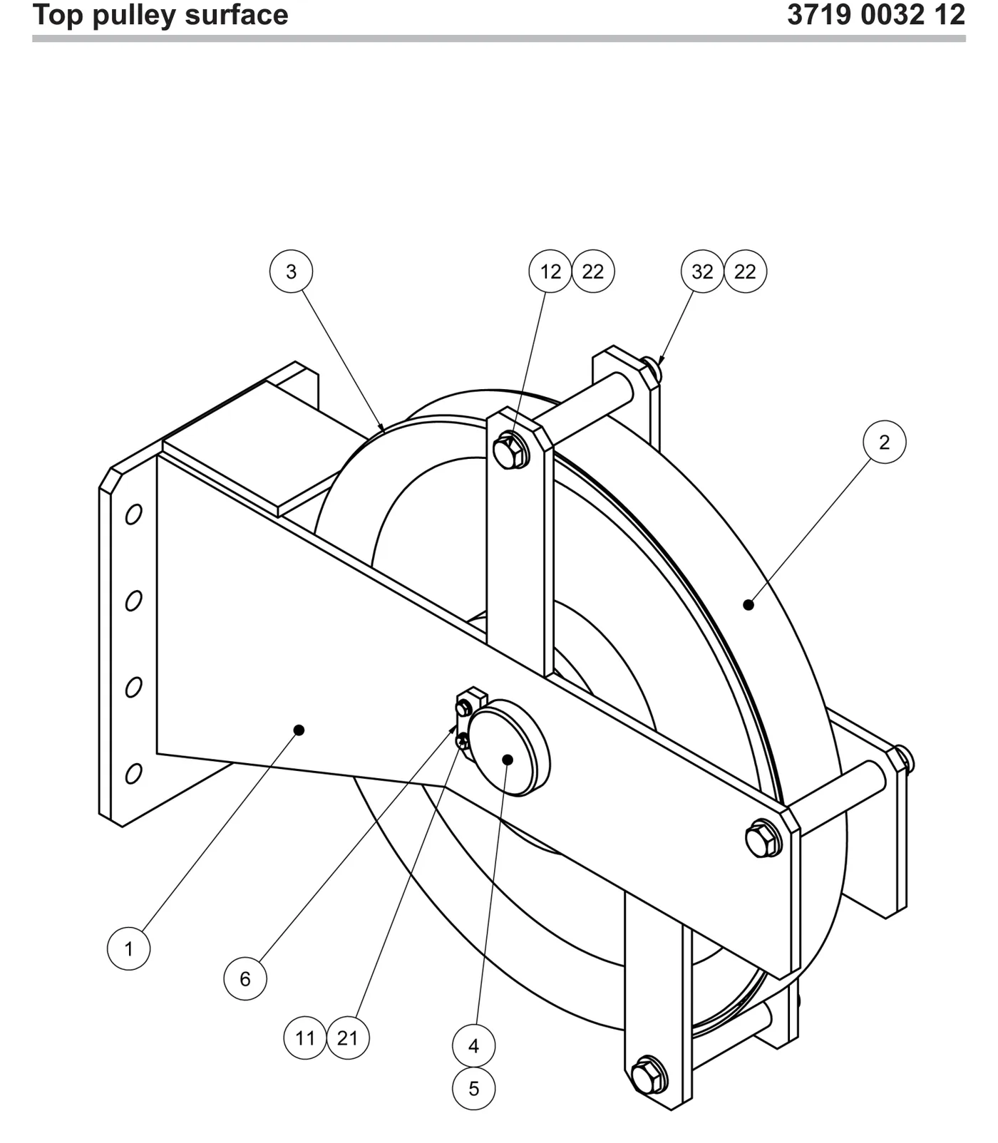 Top pulley Surface preview
