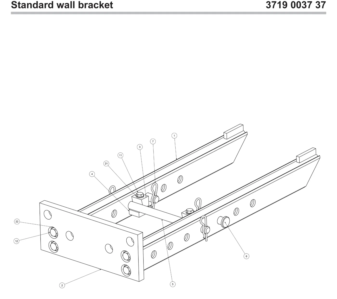 Standard wall bracket preview